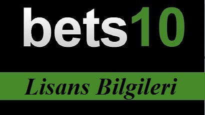 Bets10 lisans bilgileri