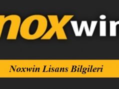 Noxwin Lisans bilgileri