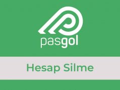 Pasgol Hesap Silme