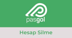 Pasgol Hesap Silme